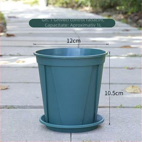 Ghiveci rotund din plastic respirabil, cu controlul rădăcinilor, pentru trandafiri, potrivit pentru birou sau podea