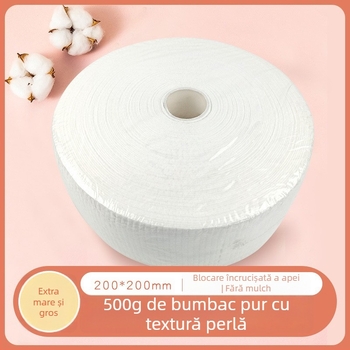 Role mare prosoape demachiante pentru față din bumbac 100% (bumbac 100%, 500 g, țesătură simplă, fire multiple, absorbție 0–5 s)