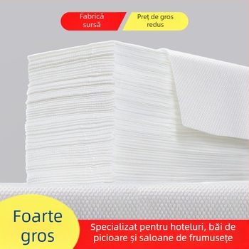 Prosop de față de unică folosință pentru saloane, material Cui Hua Shi, 70 g, țesătură simplă