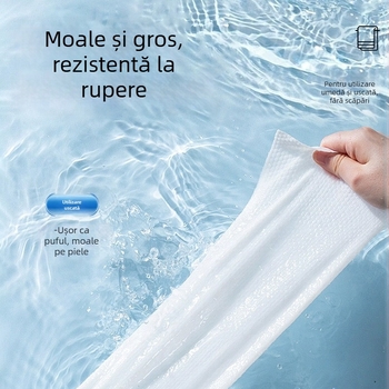 Prosop de față de unică folosință pentru saloane, material Cui Hua Shi, 70 g, țesătură simplă