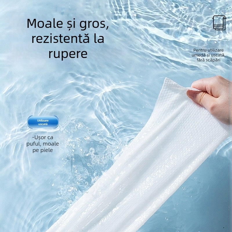 Prosop de față de unică folosință pentru saloane, material Cui Hua Shi, 70 g, țesătură simplă