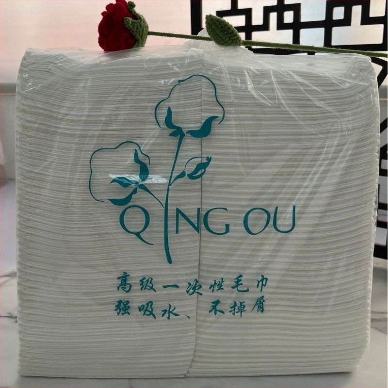 Prosop de unică folosință pentru salon de coafură, din pulpă de lemn, 100 g, fire amesticate, prosop cosmetic/funcțional