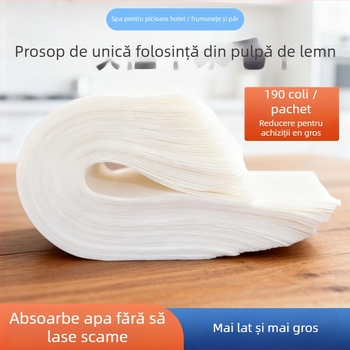 Prosop de unică folosință pentru picioare, din pulpă de lemn, absorbant, personalizabil pentru spa și pedichiură