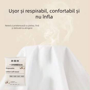 Prosoape de baie de unică folosință din microfibră pentru saloane – fibre de kapok, absorbție de 5–10 s, uscare rapidă, țesătură simplă, personalizare disponibilă