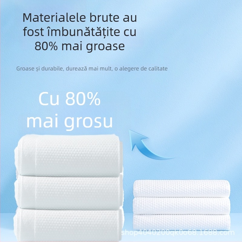 Prosoape de baie de unică folosință din microfibră pentru saloane – fibre de kapok, absorbție de 5–10 s, uscare rapidă, țesătură simplă, personalizare disponibilă