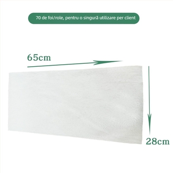 Prosop de unică folosință pentru salon de coafură, 100% bumbac, țesătură nețesută, model perlă, imprimare logo disponibil