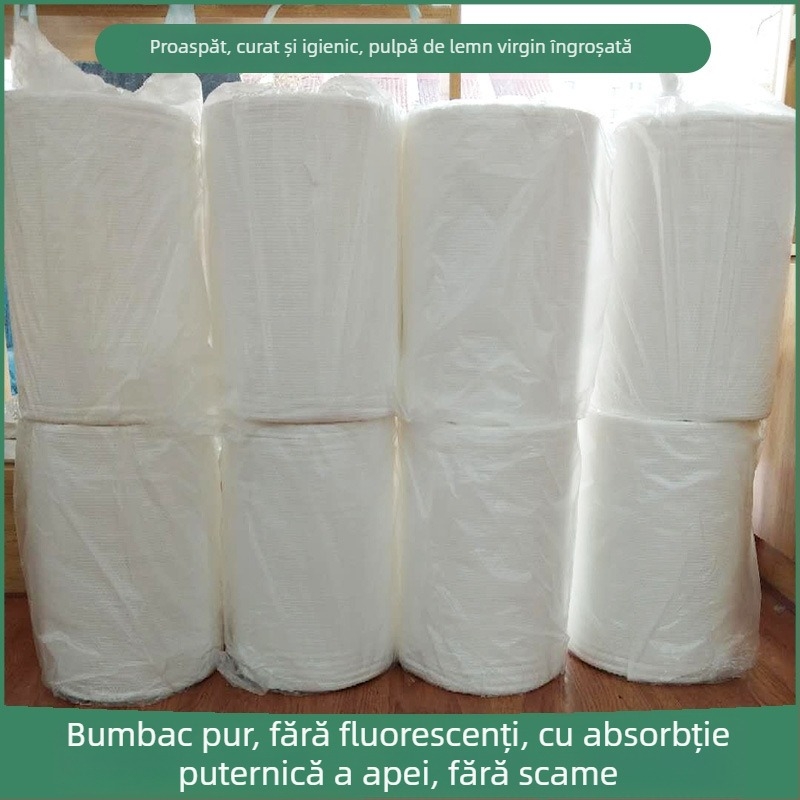 Prosop de unică folosință pentru salon de coafură, 100% bumbac, țesătură nețesută, model perlă, imprimare logo disponibil