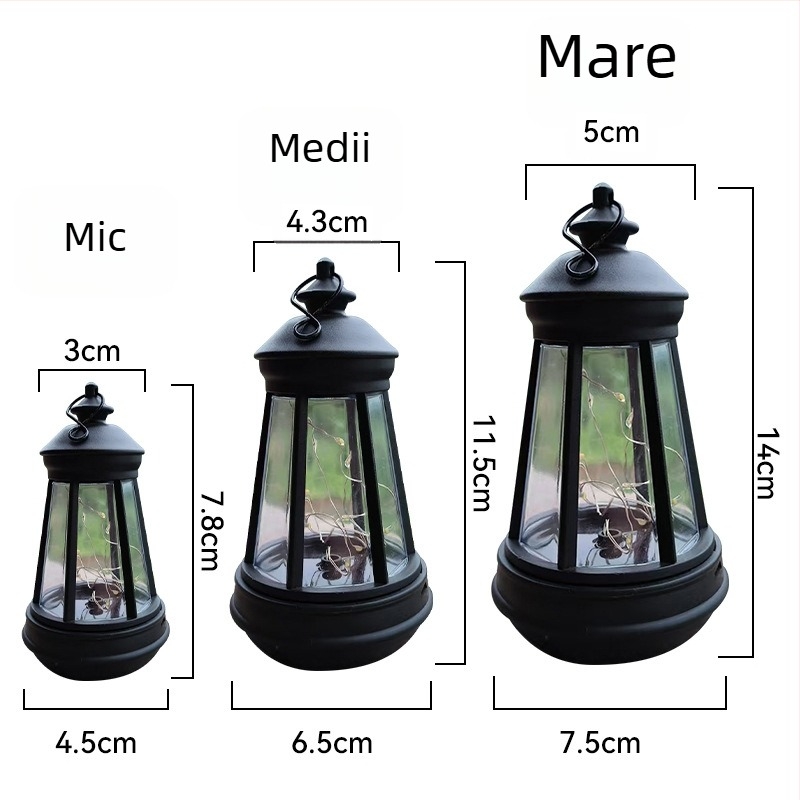 Lanteră solară pentru câine pentru curte – lampă decorativă de grădină, rezistentă la apă, alimentare solară, 0.2W, timp de funcționare 6–12 h, Model: Solar dog lantern