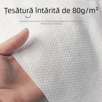 Prosop de unică folosință pentru frizerii și saloane de înfrumusețare – pentru ștergerea părului și a feței, pedichiură; Travel spinning, fibră de bambus, țesătură simplă