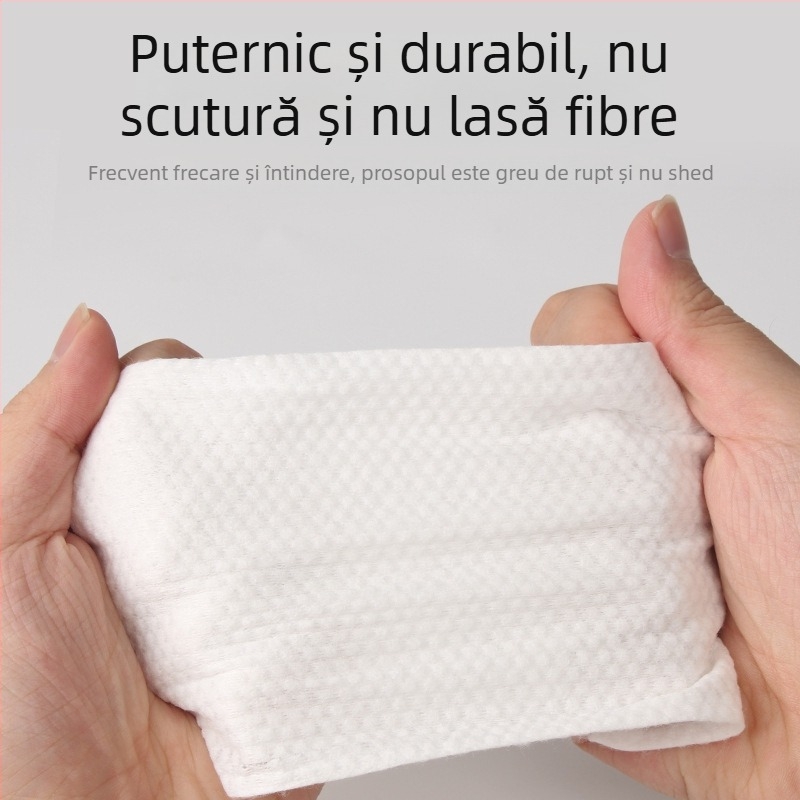 Prosop de unică folosință pentru frizerii și saloane de înfrumusețare – pentru ștergerea părului și a feței, pedichiură; Travel spinning, fibră de bambus, țesătură simplă