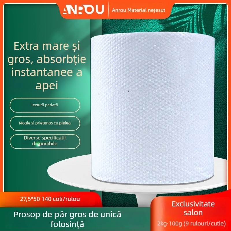 Prosop de cap de unică folosință pentru frizerii și saloane de înfrumusețare, prosoape absorbante pentru tratamente la picioare