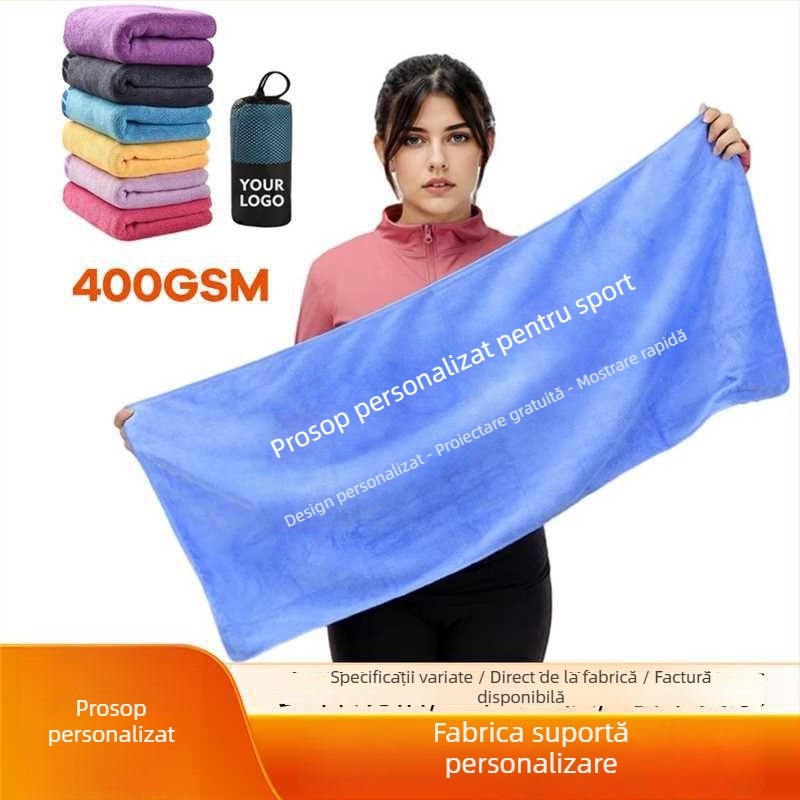 Prosop Personalizat cu Logo - Imprimare, Ultra-fine fibre, 200–400gsm, Ply Yarn, Personalizare