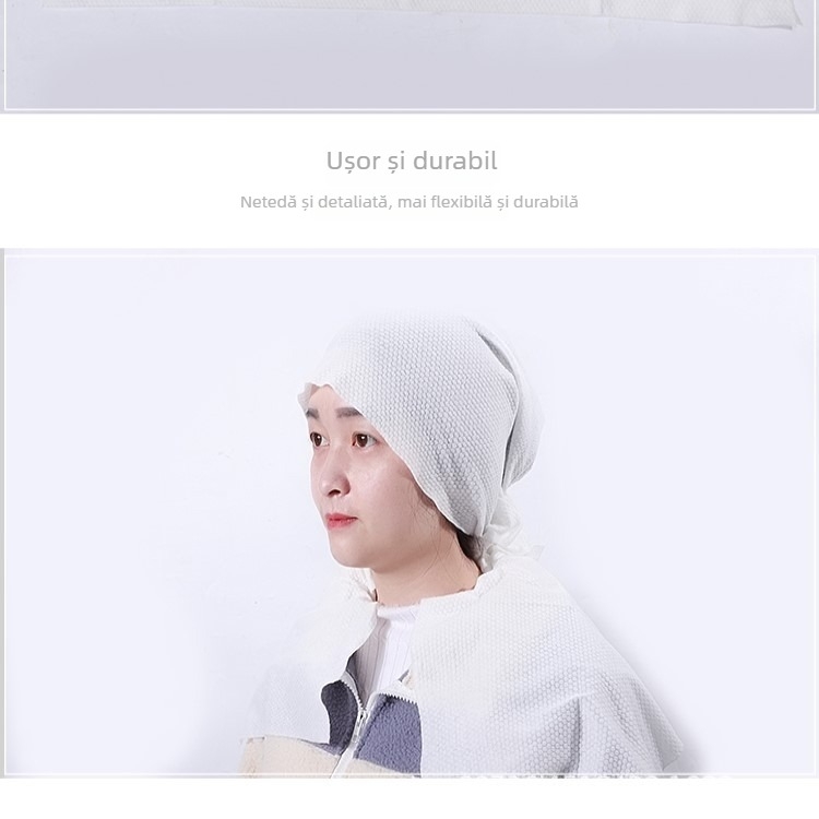 Prosoape de unică folosință din material textil pentru saloane de frumusețe și coafură, rezistente la praf, model solid, logo imprimat, personalizare disponibilă, origine Jiangsu