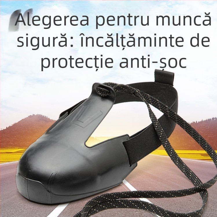 Huse de protecție pentru încălțăminte din PVC pentru vizitatori — vârf anti-șoc, anti-perforație, talie joasă, izolație