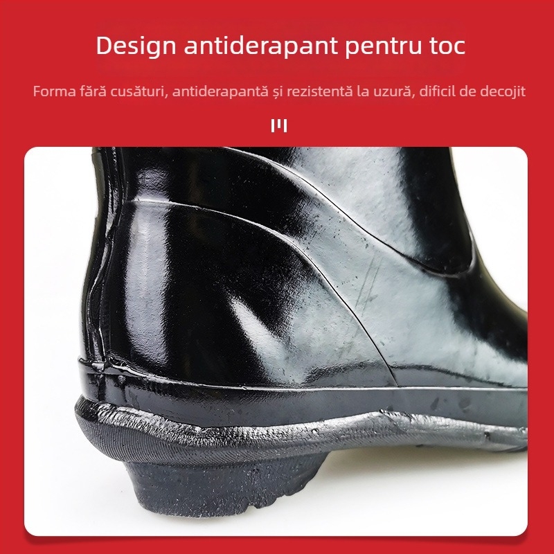 Pantofi izolați pentru electricieni, ghete din cauciuc impermeabile, înălțime medie, Jinbu'an, servicii post-vânzare profesionist