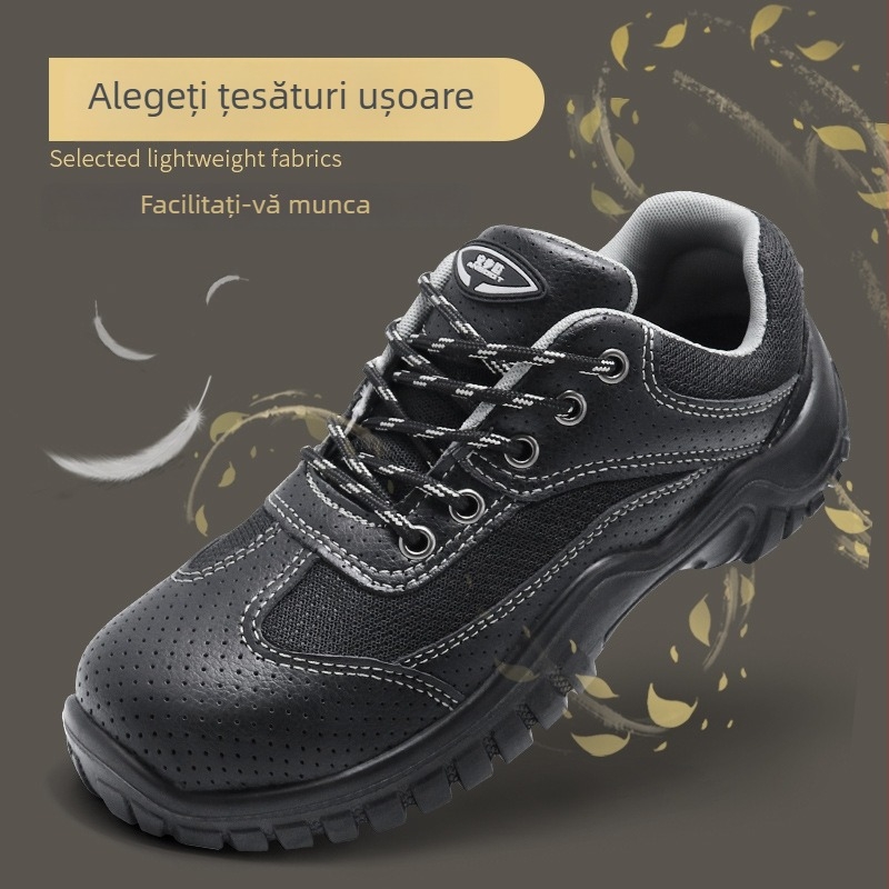 Pantofi de protecție izolați, cu rating de 6KV, ușori și respirabili (din piele de vițel, înălțime joasă)