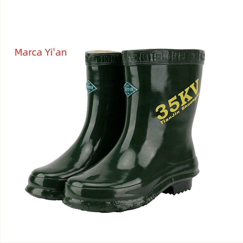 Ghete Izolate Shuang'an | Cauciuc, Înălțime medie, Încălțăminte izolatoare