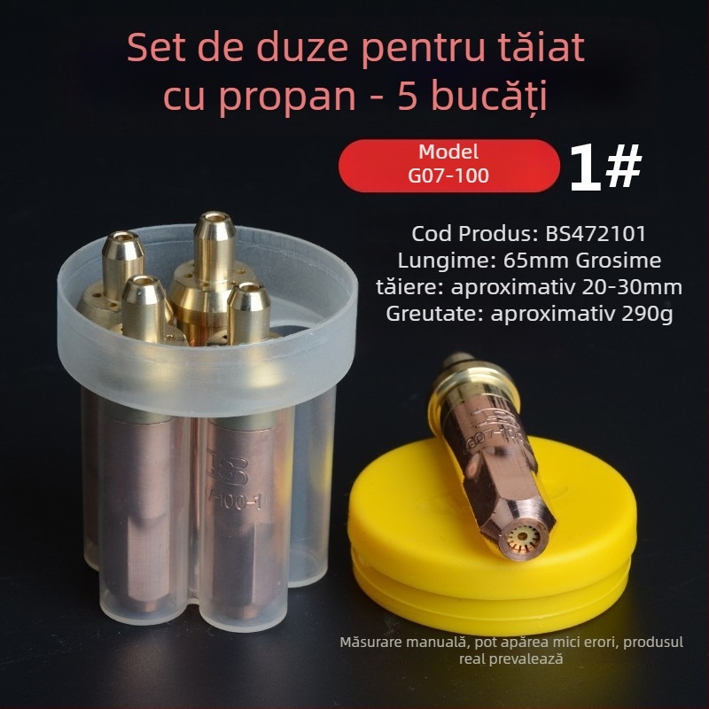 Duza Persia pentru sudură cu gaz pentru tăiere — vârf în formă de plum blossom, 01-30-100-300