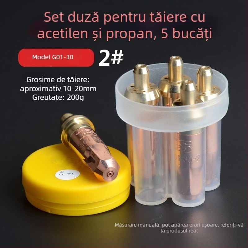 Duza Persia pentru sudură cu gaz pentru tăiere — vârf în formă de plum blossom, 01-30-100-300