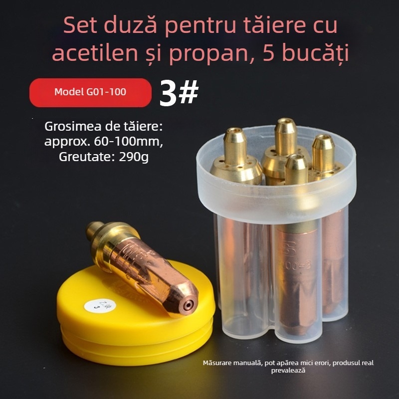 Duza Persia pentru sudură cu gaz pentru tăiere — vârf în formă de plum blossom, 01-30-100-300