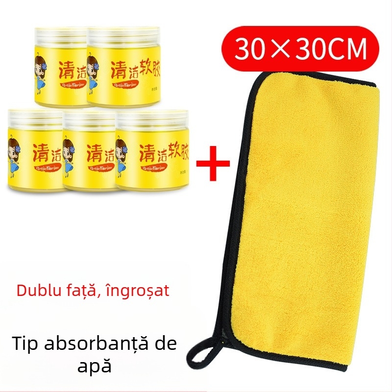 Instrument de curățare a interiorului auto – adeziv flexibil pentru praf și murdărie; greutate 0.496 kg; Brand: Altul; Mărci private licențiate: Da; Piețe principale: Japonia și Coreea de Sud