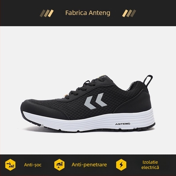 Andon Itanium A9611 Pantofi de protecție: anti-șoc și anti-perforație, vârf Kevlar și talpă din plastic, anti-static ESD, partea superioară din plasă, low-top