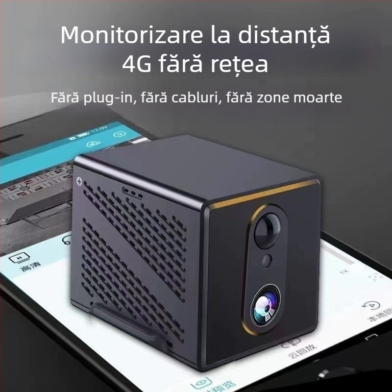 Cameră inteligentă pentru supraveghere, 1080p, lentilă 3.6mm, control prin aplicație mobilă, utilizare în interior, rază de acțiune peste 10 m