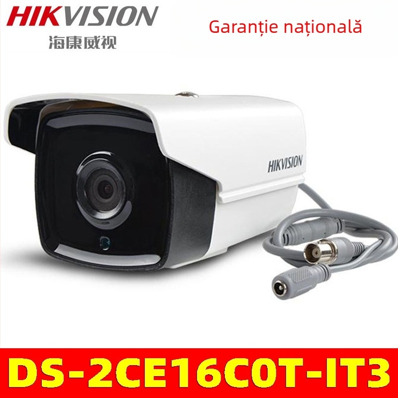 Hikvision DS-2CE16C0T-IT3 720P cameră de supraveghere coaxială cu carcasă ABS - temperatură de funcționare -35°C până la 60°C