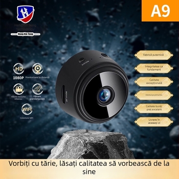 Camera de supraveghere pentru casă A9, vedere de noapte, HD, wireless, interior, cameră infraroșu