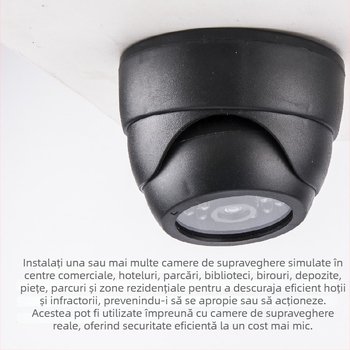 Cameră dummy de interior, în formă de scoică, cu lumină
