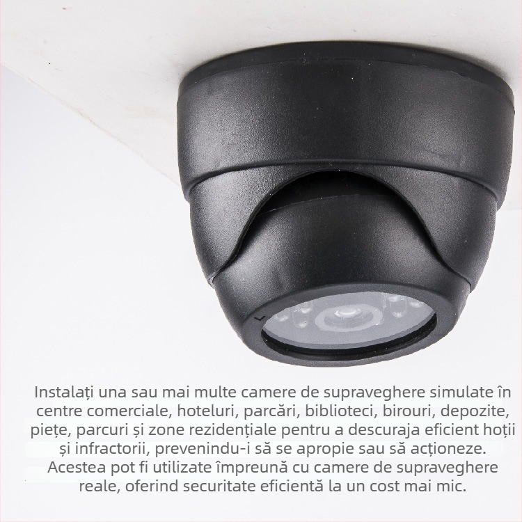Cameră dummy de interior, în formă de scoică, cu lumină