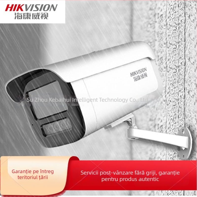 Cameră IP Hikvision outdoor 6MP cu compensare a luminii de fundal (-30°C până la 60°C, distanță IR 50 m)