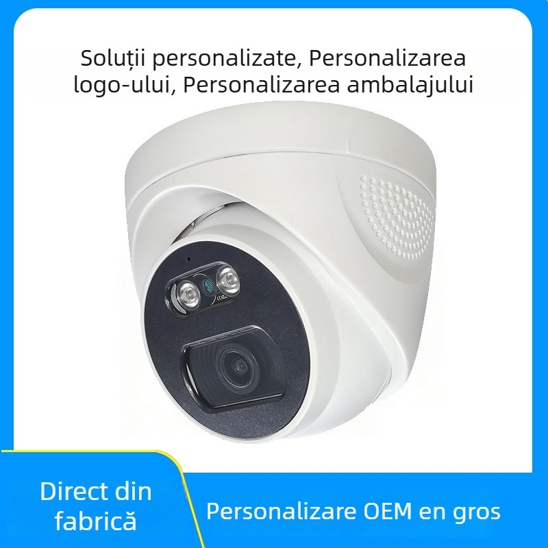 Cameră IP interior tip dom cu PoE (4K 8MP, obiectiv fix 4 mm, senzor CMOS 1/3\", IR până la 30 m)