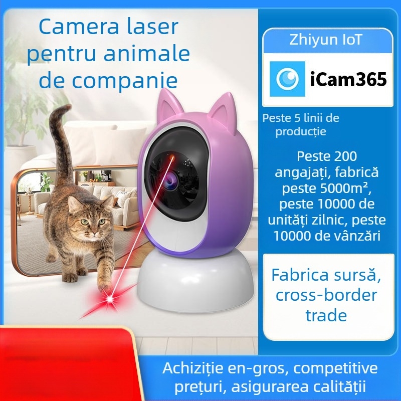 Cameră pentru hrănitor de păsări alimentată solar, fără fir, unghi lat, monitorizare HD în timp real cu recunoaștere AI a speciilor de păsări, 1080P, obiectiv 3.6mm