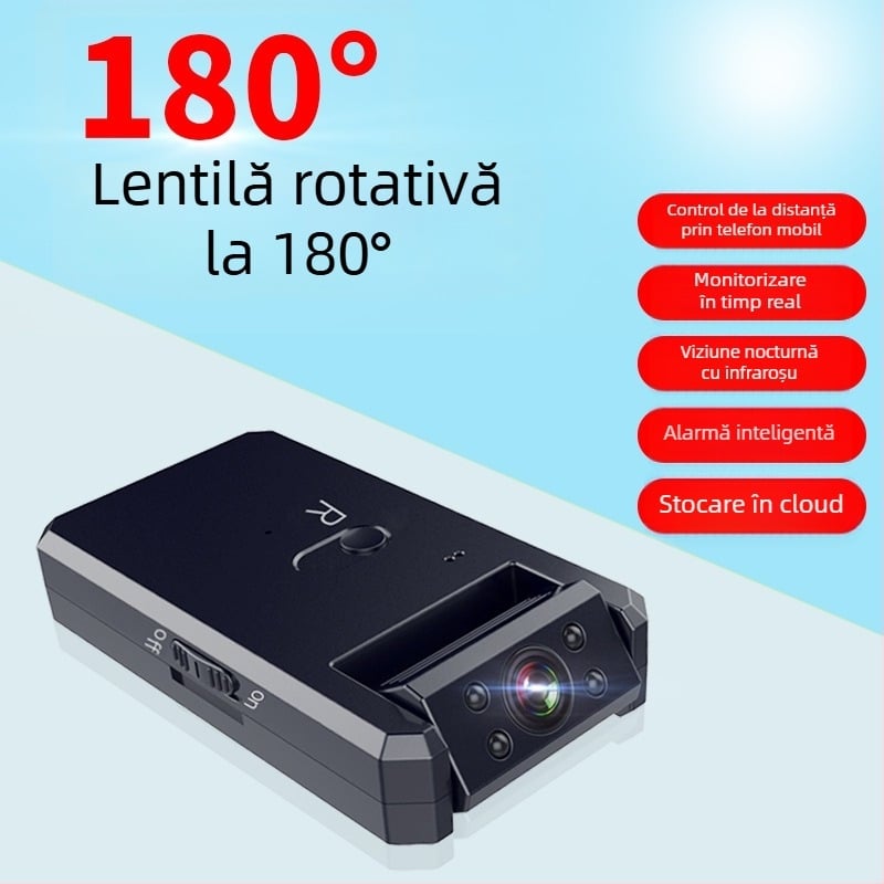Camere inteligentă | obiectiv 3.6 mm, rotație 180°, control Wi-Fi prin aplicație, utilizare exterioră