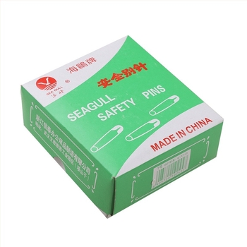 Pin de siguranță metalic pentru haine, stil vechi cu curbă