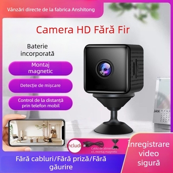 Cameră de supraveghere inteligentă pentru interior, 1 cameră, raza 0–10 m, claritate 700–1080 TVL, conectivitate HTTP, suport aplicație mobilă, model C6