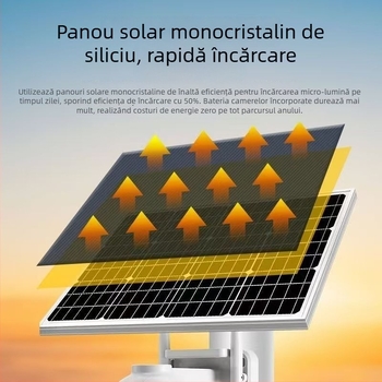 Cameră IP cu obiectiv 4mm, rezoluție 2K, viziune pe timp de noapte, utilizare interior/exterior