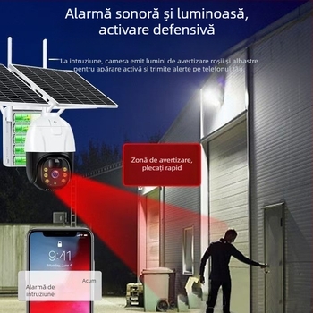 Cameră IP cu obiectiv 4mm, rezoluție 2K, viziune pe timp de noapte, utilizare interior/exterior