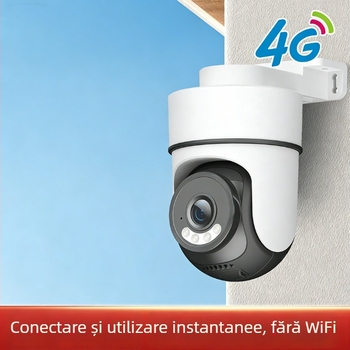 Sistem de monitorizare wireless cu iluminare minimă de 0,05 lux, interval de temperatură -10…40 °C, alimentare 5V, plastice ABS, pentru interior și exterior.