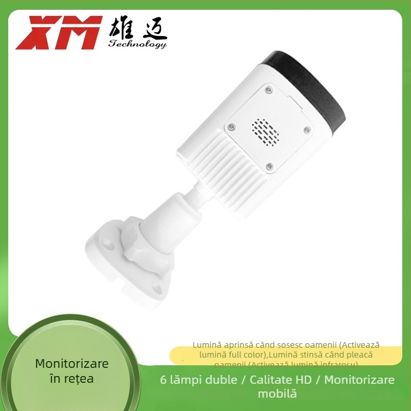 Cameră IP cu PoE, 3 MP, IR până la 10 m, obiectiv 2.8/3.6/6 mm, interior/exterior