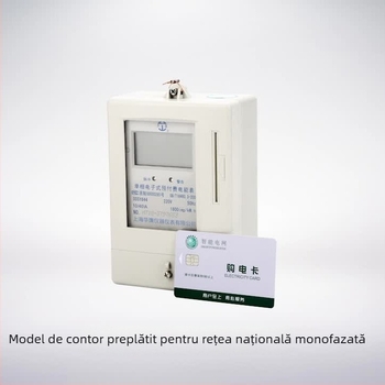 Card IC preplătit pentru contoare de energie electrică (card de memorie; card IC cu contact; aplicații non-financiare)