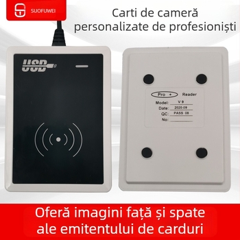 Cardă de acces pentru ușa hotelului cu cip T5577 — card IC cu contact, stocare 1024, cicluri de scriere >100000, interval de temperatură -20°C până la 85°C