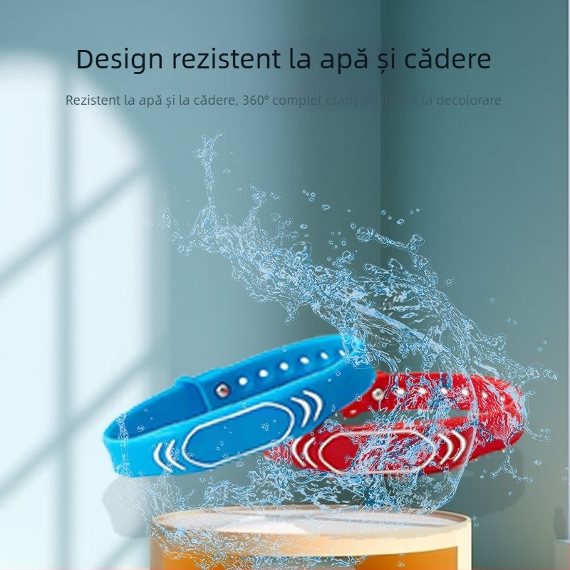 Bratara inteligentă T5577 - Card NFC/RFID reprogramabil pentru saună, baie și înot; fără contact IC, 0–45°C, 100000 cicluri de ștergere, compatibil cu T5577/5200