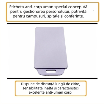 Etichetă RFID UHF pentru gestionarea personalului — material ABS, FK-R1, de la -40°C la 80°C, Brand FONXAN