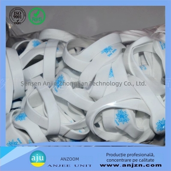 Brățară RFID inteligentă pentru identificare LF, Model 6129, cip doar-citire, 144 octeți stocare, timp citire/scriere 0,2 s, pasiv, brand ANJZOOM