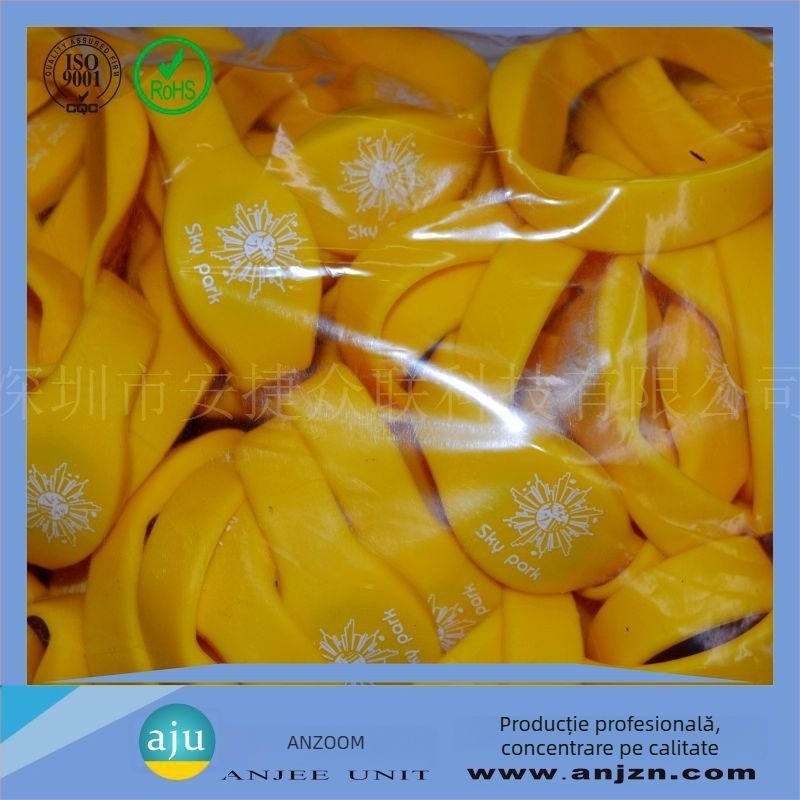 Brățară RFID inteligentă pentru identificare LF, Model 6129, cip doar-citire, 144 octeți stocare, timp citire/scriere 0,2 s, pasiv, brand ANJZOOM