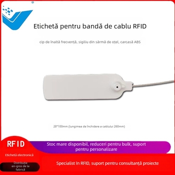 Etichetă RFID UHF - Model QFBQ-B, Cip U8, Capacitate de stocare 128, Timp de citire/scriere 1-2, Distanță de sensibilitate 100-1000