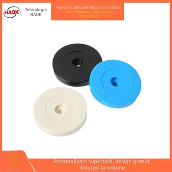Punct circular RFID de acces pentru patrulare de 50 mm (ABS; Rezistent la apă; Model TAG501; Temperatură de operare -20 până la 50°C; Aplicații: parcare, control de acces, prezență)