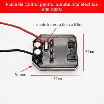 Cheie electrică fără perii, 36V, cuplu înalt, alimentată cu baterie Li‑ion, potrivită pentru oțel inoxidabil